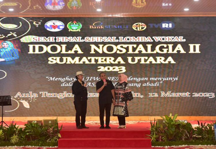 Gubernur Sumut Apresiasi Lomba Vokal Idola Nostalgia II Sumut 2023