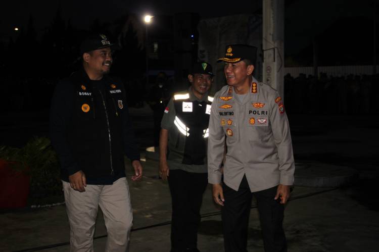 Cegah Asmara Subuh, Walikota Medan dan Kapolrestabes Patroli Bersama