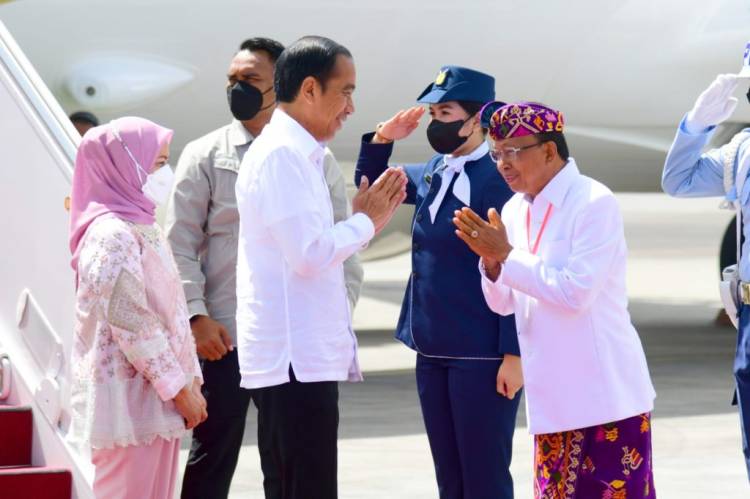 Presiden Jokowi dan Ibu Iriana Kunjungan Kerja ke Bali