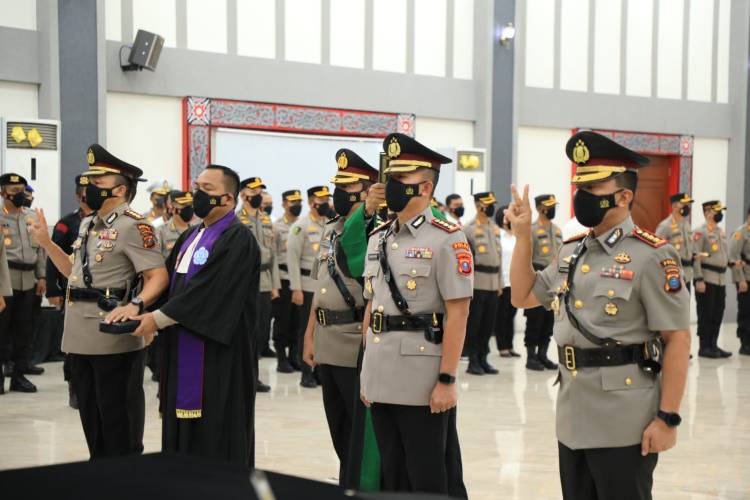 Kapolda Sumut Sertijabkan Tiga Jabatan Utama