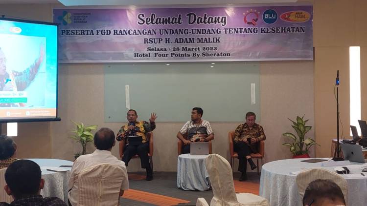 Bahas RUU Kesehatan, RSUPHAM Gelar Rapat Dengar Pendapat