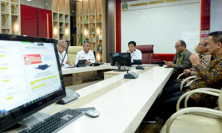 Rakor Pelaksanaan Pilkada 2024 , Pj Gubernur Sumut Sambut Baik Arahan Mendagri