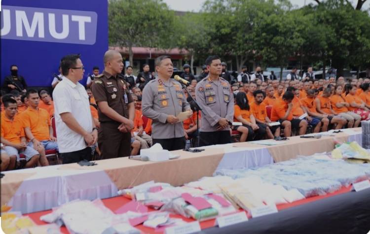Dalam Tujuh Bulan, Polda Sumut Tangkap 3.171 Pelaku Jaringan Narkoba