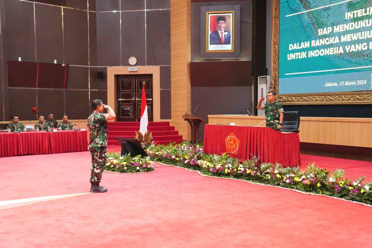  Kasum TNI Buka Rakor Intelijen TNI Tahun 2024