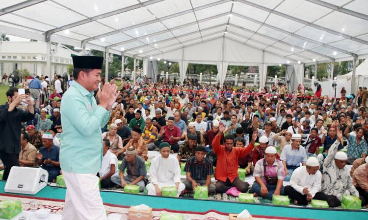 Pj Gubernur Sumut Buka Puasa Bersama Penyandang Disabilitas