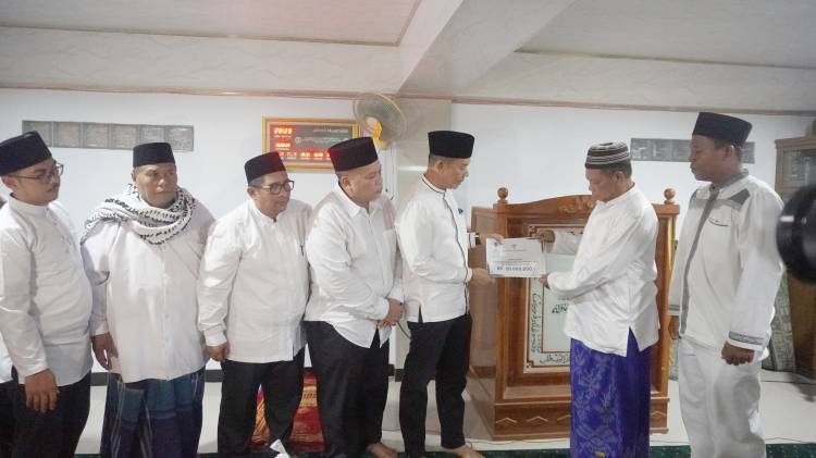 Rombongan Safari Ramadhan Tim 2 Pemkab Langkat ke Mesjid Nurul Muslimin Stabat