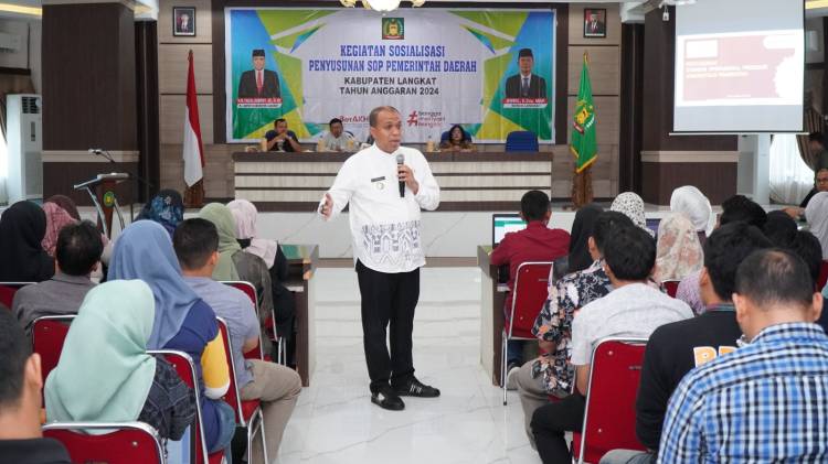Pj Bupati Langkat : Laksanakan SOP Demi Meningkatkan Pelayanan kepada Masyarakat