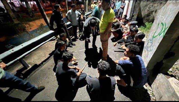 Polsek Medan Baru Amankan 16 Pelajar yang Hendak Tawuran, 3 Orang Bawa Sajam