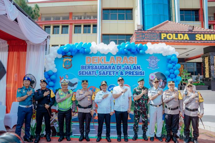 Wujudkan Keselamatan Berlalu Lintas, Walikota Medan: Bersaudara di Jalan, Sehati, Safety dan Presisi