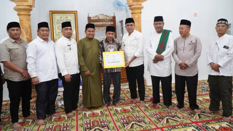 Pj Bupati Langkat dan Tim I Safari Ramadhan Hadir di Masjid AT-TAQWA Padang Berahrang