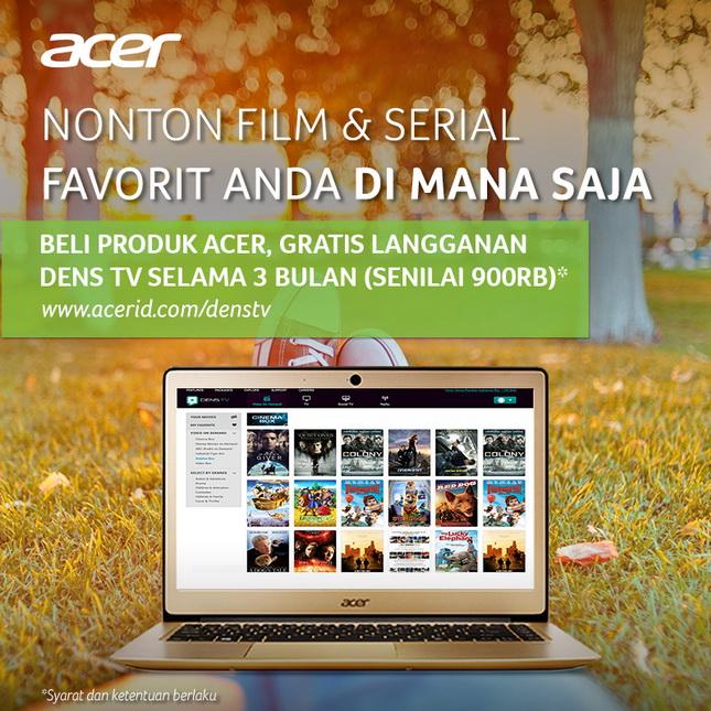 Acer Luncurkan Program CinemAcer,  Cara Baru Film & Serial TV Favorit Gratis 