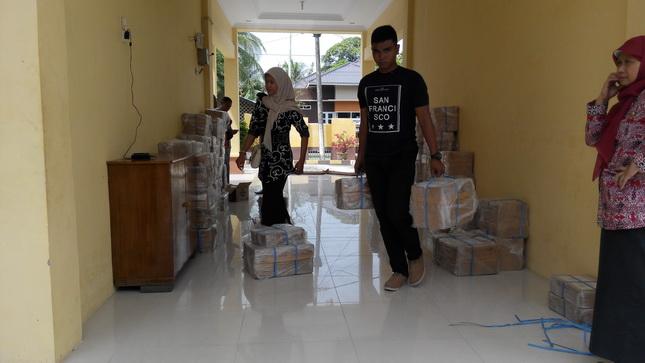Soal Ujian Nasional Tingkat SMP Sederajat Tiba di Binjai