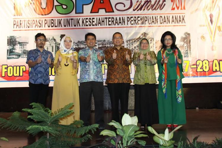 Pemprov Sumut Dukung PUSPA Gerakkan Aksi Stop Kekerasan Perempuan dan Anak