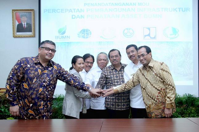 Teken MoU di Medan, Empat Menteri dan Jaksa Agung Sepakat Percepat Pembangunan Infrastruktur dan Penataan Aset BUMN