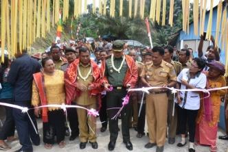 Bupati Deli Serdang Resmikan Jembatan Desa Namo Pakam Penghubung ke Biru-biru 