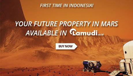 Bisa Pesan Rumah di Mars Lewat Lamudi Ternyata Hoax