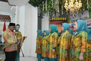 Walikota Tanjungbalai Lantik Pengurus GOW Kota Tanjungbalai Periode 