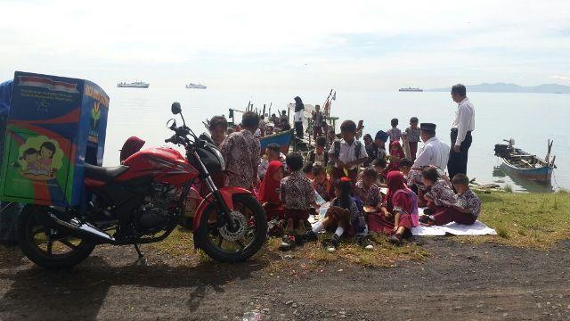 Edukasi Maritim Anak Pesisir, Bakamla RI Gandeng Perahu Pustaka