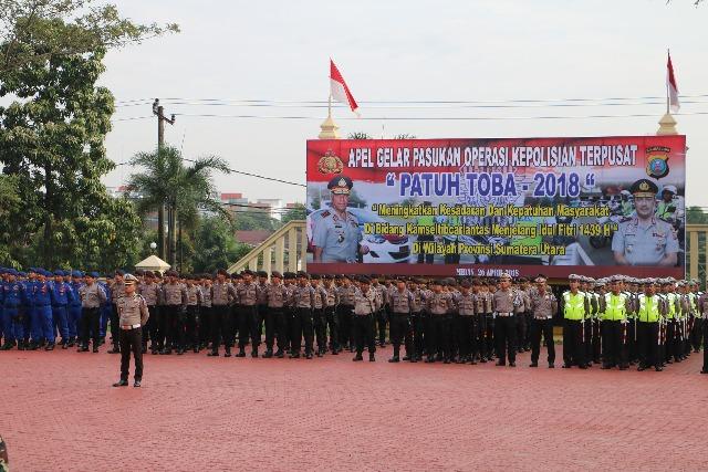 Ops Patuh Toba 2018, 1.491 Personil Gabungan Diturunkan di Sumut
