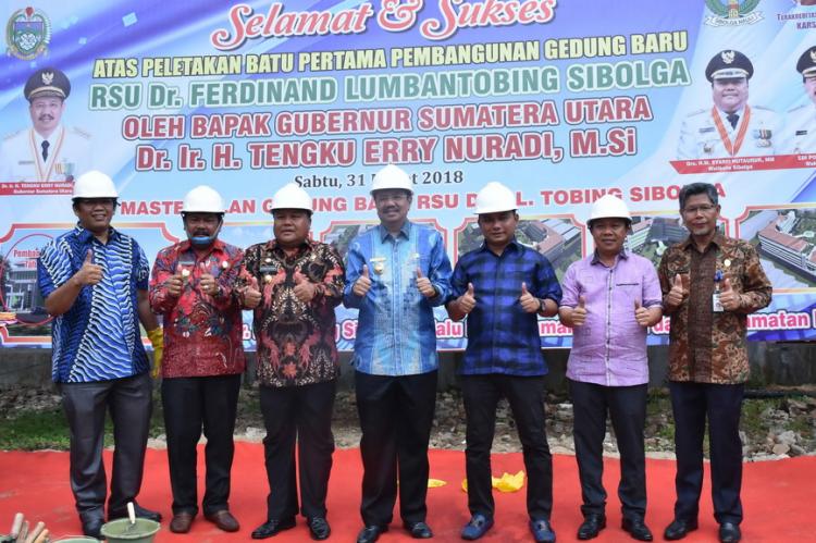 Gedung Baru RSU Dr FL Tobing Sibolga segera Dibangun, Walikota Puji Perhatian Gubsu untuk Kesehatan