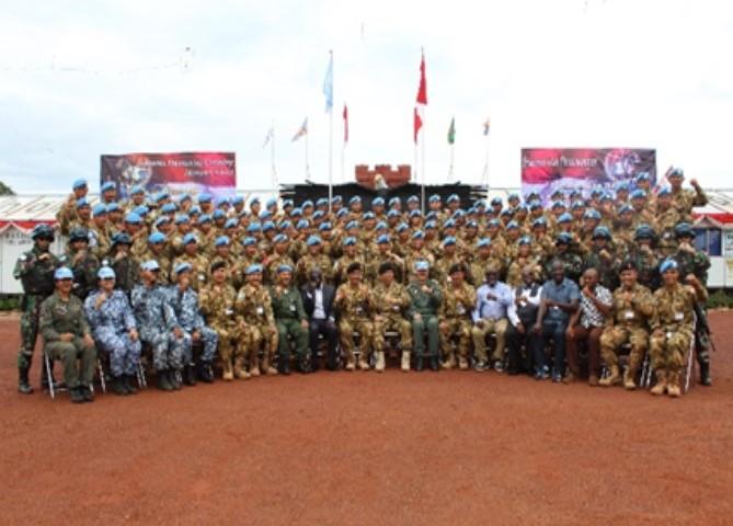 Komandan PMPP TNI Kunjungi Satgas KIZI TNI Konga XX-O/MONUSCO di Kongo