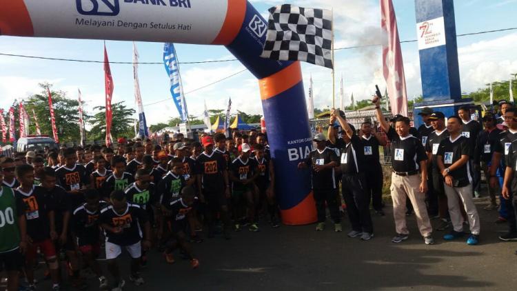 Satuan Radar 242 Gelar Lomba Lari di Biak