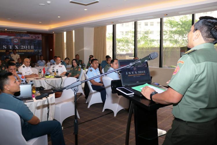 Pembukaan Latihan ISTX  antara TNI dengan AB Amerika 