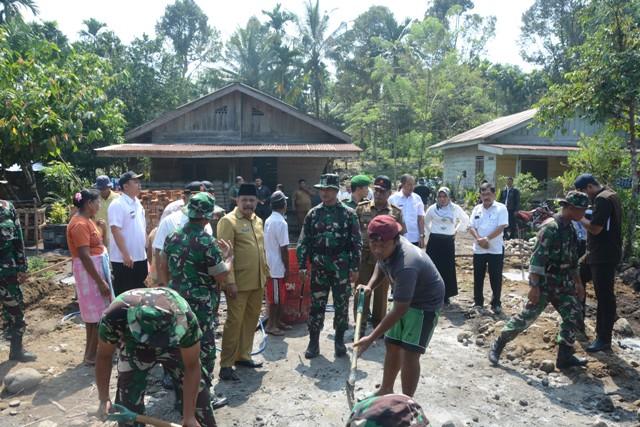 Sekdakab Deli Serdang Buka TMMD ke-101 di Kutalimbaru 
