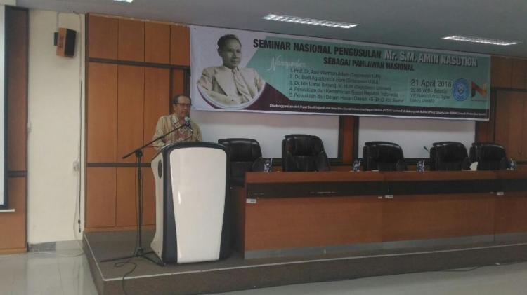 Pemko Antusias Terkait Usulan Mr SM Amin Nasution sebagai Pahlawan Nasional