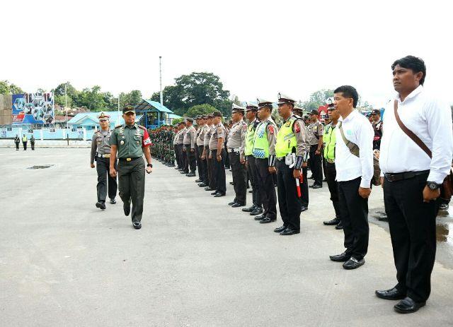 Ibu Negara ke Sumut, Polres Simalungun Gelar Pasukan Ops PAM VVIP 