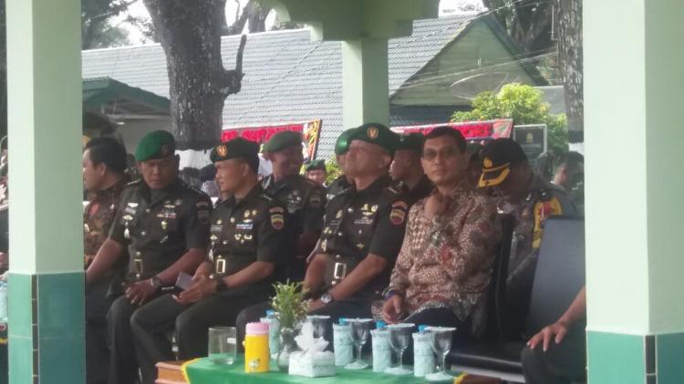 Kapolres Simalungun Hadiri Penutupan Pendidikan Pertama Tamtama TNI AD
