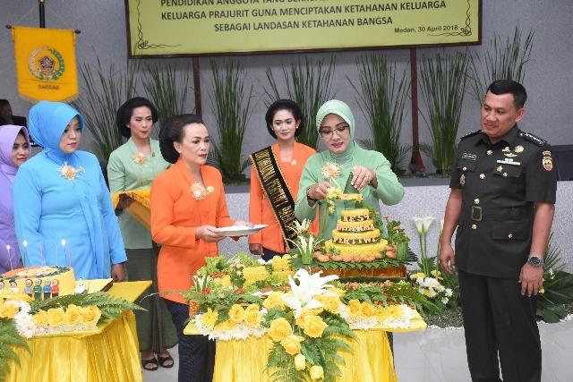 Kodam I/BB Gelar Syukuran Puncak Peringatan HUT Dharma Pertiwi Daerah A ke-54 