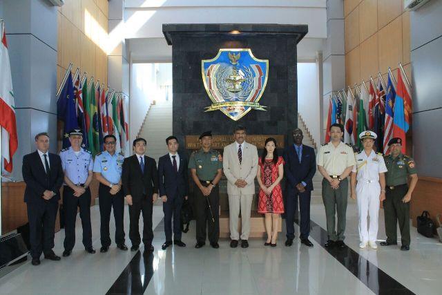 Komandan PMPP TNI Terima Kunjungan Delegasi Mabes PBB dan Jepang