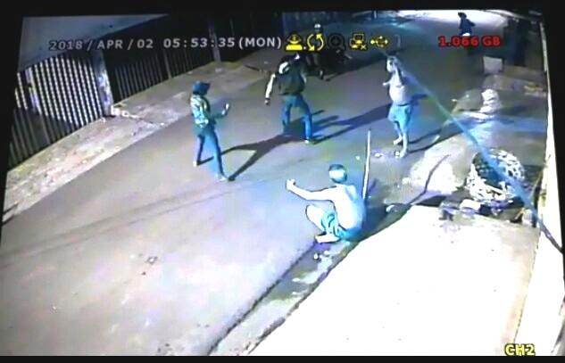 Gagal Beraksi, 4 Perampok yang Beraksi di Jalan Lahat Medan Terekam Kamera CCTV 