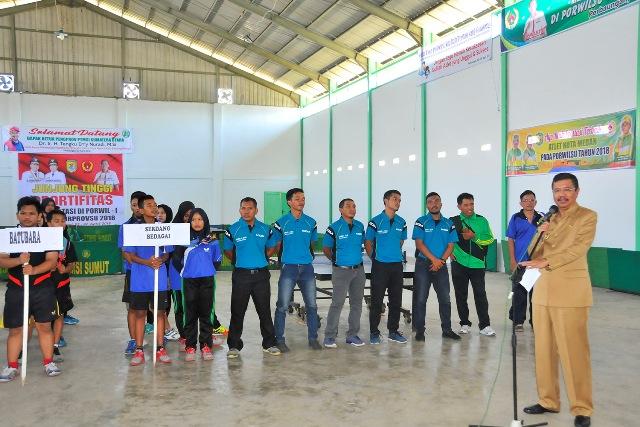 Buka Porwilsu Tenis Meja, Gubsu Motivasi Atlet Sumut Tingkatkan Prestasi