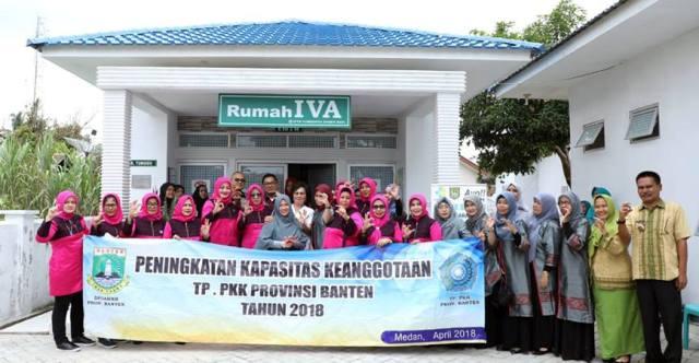 Belajar Pencegahan Kanker Serviks, TP PKK Propinsi Banten Kunjungi TP PKK Kabupaten Asahan 