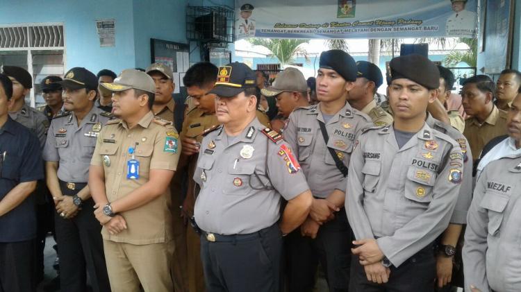 Polres Simalungun Laksanakan Pengamanan Aksi Unjukrasa Masyarakat Ujung Padang