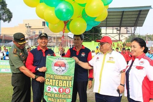 Walikota Medan Buka Open Tournament Gateball
