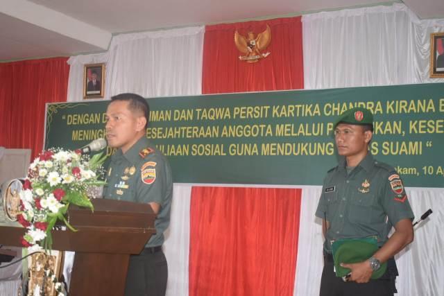 HUT ke-73 Persit Kartika Chandra Kirana, Dandim 0204/DS: Ibu-Ibu Persit Jangan Golput