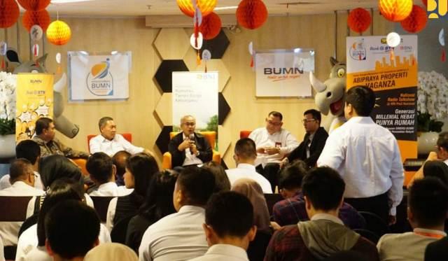 Kementerian PUPR Dorong Generasi Milenial Miliki Rumah Layak Huni