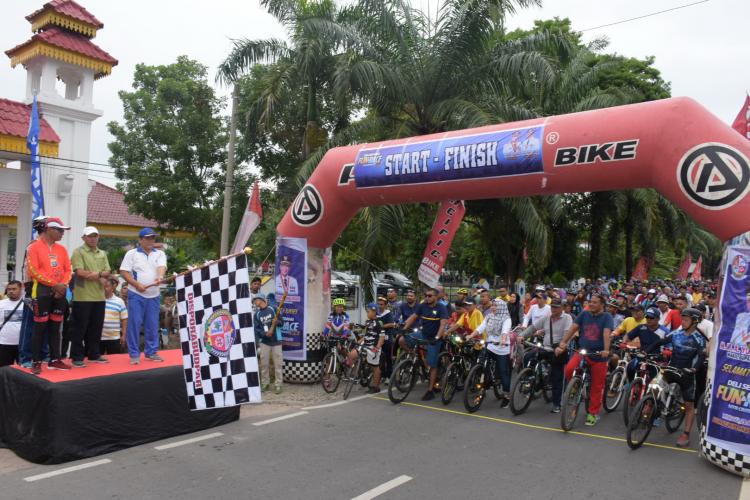 Deli Serdang Fun & Race MTB Criterium Diikuti Ribuan Peserta Fun Bike