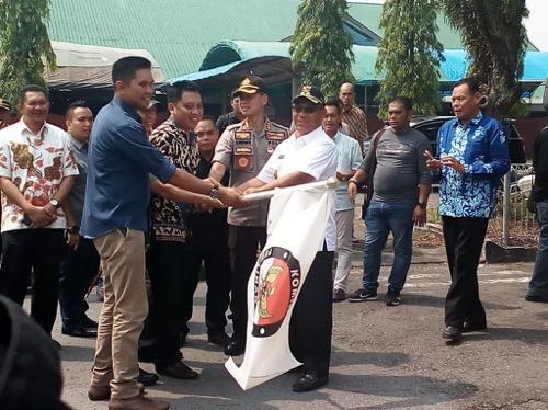 Walikota, Ketua KPU Medan dan Kapolrestabes Lepas Distribusi Logistik Pemilu