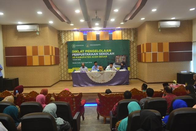 Pengelola Perpustakaan Sekolah se-Aceh Besar Dibekali Diklat Perpustakaan