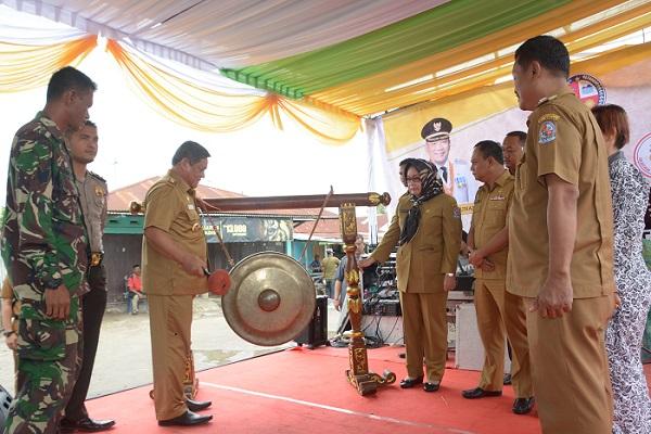 Wabup Resmikan Pencanangan Baksos IBI KB Kesehatan Kabupaten Deli Serdang