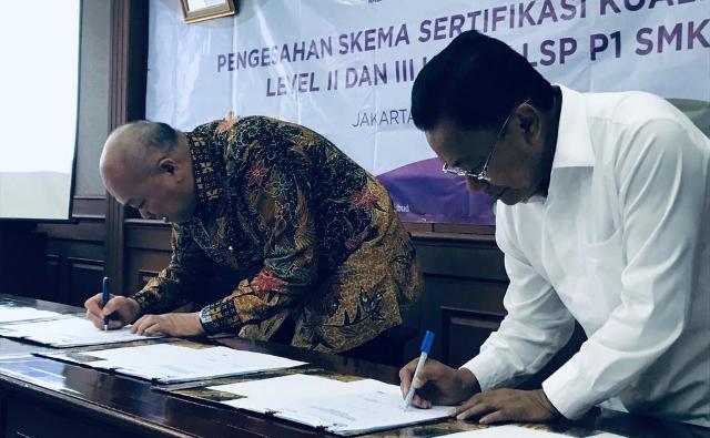Tingkatkan Kualitas SMK, Kemendikbud dan BNSP Sahkan Skema Sertifikasi KKNI Level II dan III  