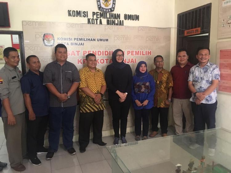Berjalan Baik, Komisioner KPU RI Puji KPU Kota Binjai 