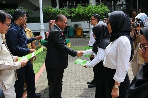 198 CPNS Pemko Medan Terima SK Pengangkatan CPNS