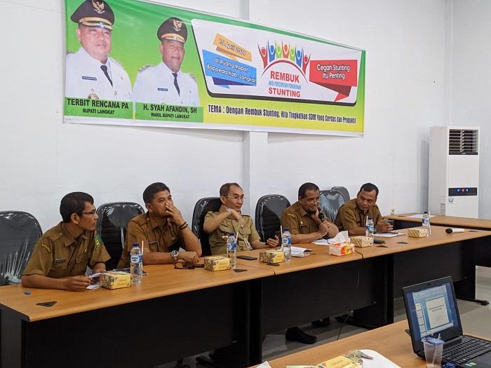 Pemkab Langkat Rembuk Kerja, Tekan Angka Stunting