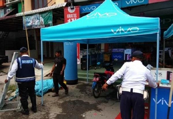 Langgar Aturan, Dishub Kota Medan Lakukan Penertiban Terminal Liar dan PK-5 di Jalan SM Raja dan Dr Mansur
