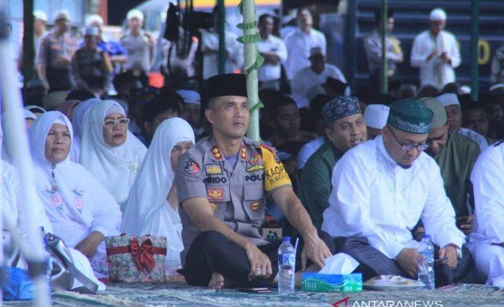 Polres dan Pemkab Labuhanbatu Wujudkan Pemilu Damai dengan Tabligh Akbar